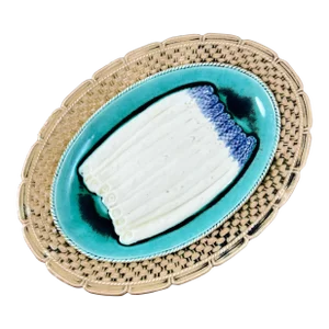 Orchies French Faïence Majolica Asparagus Serving Platter