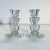 Early 20th Century Pressed Glass Candlesticks- a Pair For Sale - Image 4 of 4