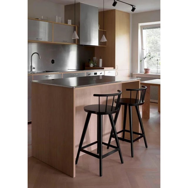 Black Tupp Stool by Storängen Design For Sale - Image 4 of 7