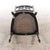 Baker Furniture Company Baker Historic Charleston Decorated Ebonized Wood and Cane Arm Chair For Sale - Image 4 of 9