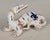 A 19th Century French Desvres faience whimsical salamander figurine by Fourmaintraux Freres. Hand-painted in typical...