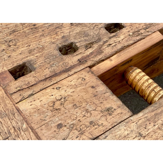 Vintage Oak Carpenter's and Joiner's Workbench Chairish