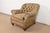 Victorian Baker Furniture Stately Homes Collection Late Victorian Tufted Leather Club Chair For Sale - Image 3 of 13