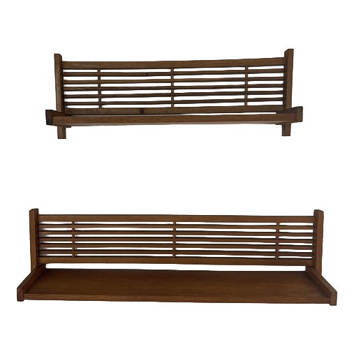 Vintage Wooden Drying Racks, 1960s, Set of 2 For Sale