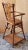 Antique German Art Nouveau Children's High Chair in Beechwood, 1890s For Sale - Image 6 of 11