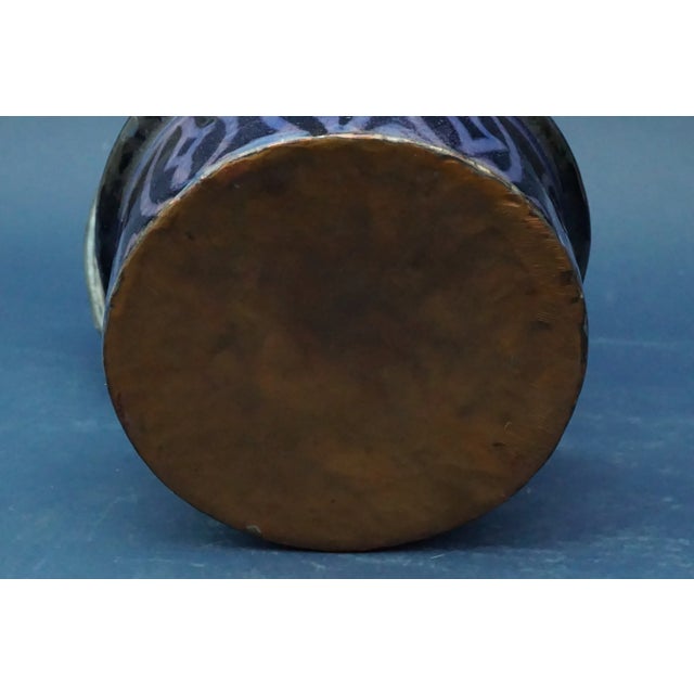 Futurist Enameled Copper Vase by Paolo De Poli, Italy, 1940s For Sale - Image 14 of 15