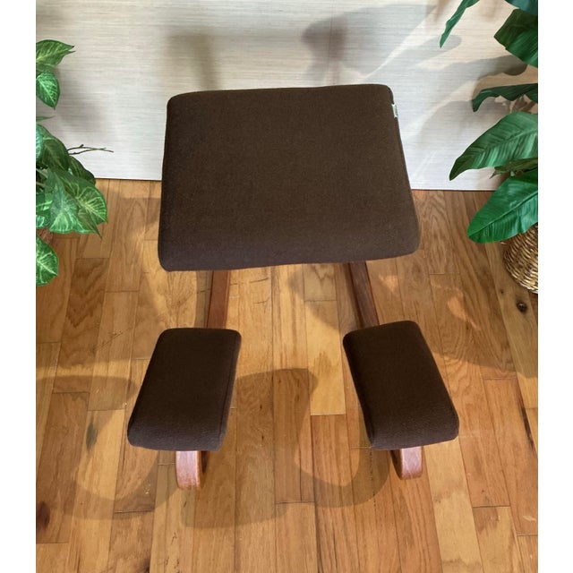 Vintage Mid-Century Danish Balans Kneeling Movement Ergonomic Chair Designed by Peter Opsvik, Circa 70s For Sale In Greenville, SC - Image 6 of 12