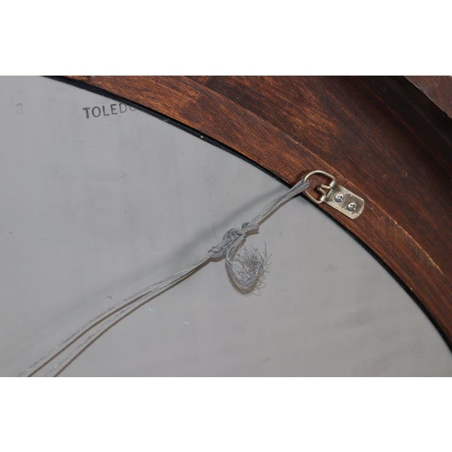 Glass Large 1970's Silver & Gold Gilt Rococo Style Mirror. For Sale - Image 7 of 8