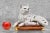 Vintage Regency Porcelain White Cat on Pillow Sculpture, c. Mid 20th Century - Pairs Nicely with Many Traditional Inspired...