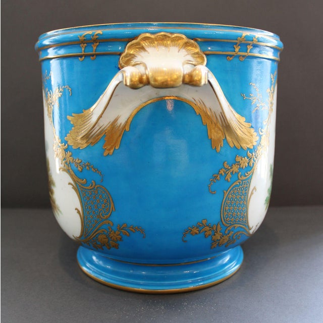 Cachepots in Porcelain from Sevres, 18th Century, Set of 2 For Sale - Image 11 of 16