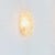 Glashütte Limburg Mid-Century Amber Bubble Glass Wall Lamp by Helena Tynell for Limburg, Germany, 1960s For Sale - Image 4 of 9