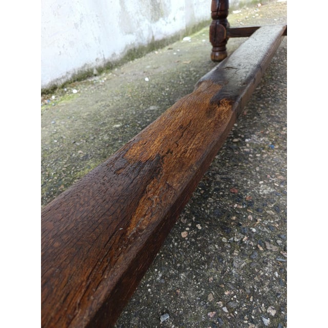 Farmhouse Table in Oak For Sale - Image 9 of 18