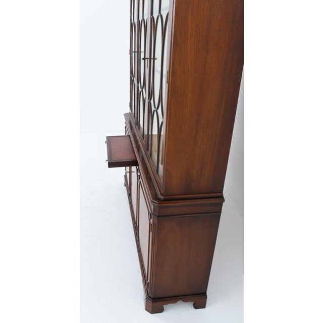 Hepplewhite Revival Mahogany Bookcase, 1920s For Sale - Image 4 of 7