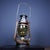 Vintage Rustic Industrial Kerosene Lantern With Green Glass Globe For Sale - Image 4 of 9