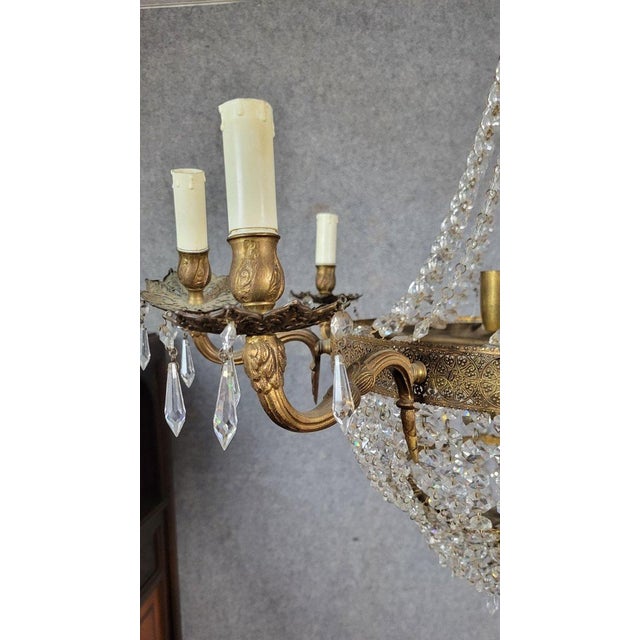 Antique Hot Air Balloon Chandelier, 1900 For Sale - Image 4 of 9