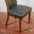 Wood Leather Chair with Printed Logo by W.D.F. Grubb, 2000s For Sale - Image 7 of 18