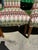 Cream 1970s Collection of Colorful Patterned Dining Chairs- Set of 6 With 2 Captains Chairs For Sale - Image 8 of 11
