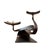 Brutalist xVintage Ferart Artisan Sculptural Metal Double Candle Holder For Sale - Image 3 of 7
