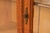 Brown Antique Victorian Carved Oak Two-Door Bookcase Cabinet | Circa 1920s For Sale - Image 8 of 13