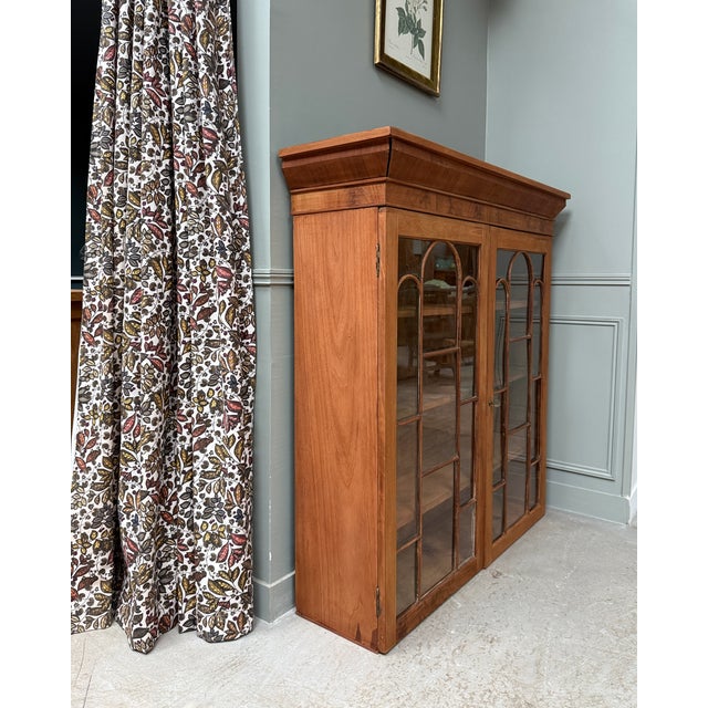 Brown Antique English Display Case For Sale - Image 8 of 17