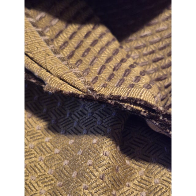 Brown Contemporary Gorgeous Worsted Italian Fabric-2 1/3yds For Sale - Image 8 of 11