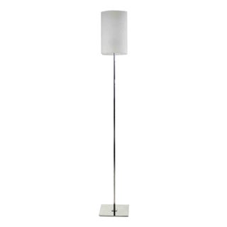 Vintage Favel Floor Lamp with Chromed Steel Base, Italy, 1970s For Sale