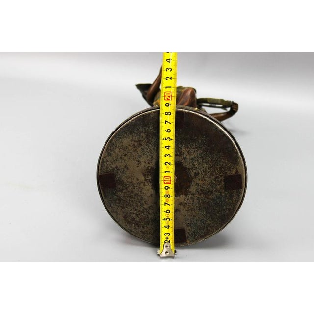 French Patinated Bronzed Spelter Sculpture Muse Champetre, 1920s For Sale - Image 18 of 18