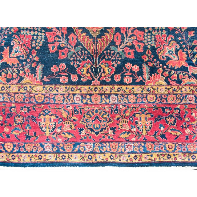 Early 20th Century Persian Sarouk Mohajeran Rug For Sale - Image 13 of 14