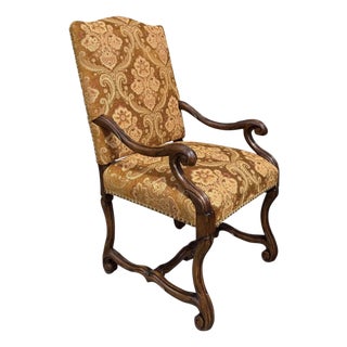 18th C Style Panache for Michael Taylor Barcelona Arm Chair - 1 of 2 For Sale
