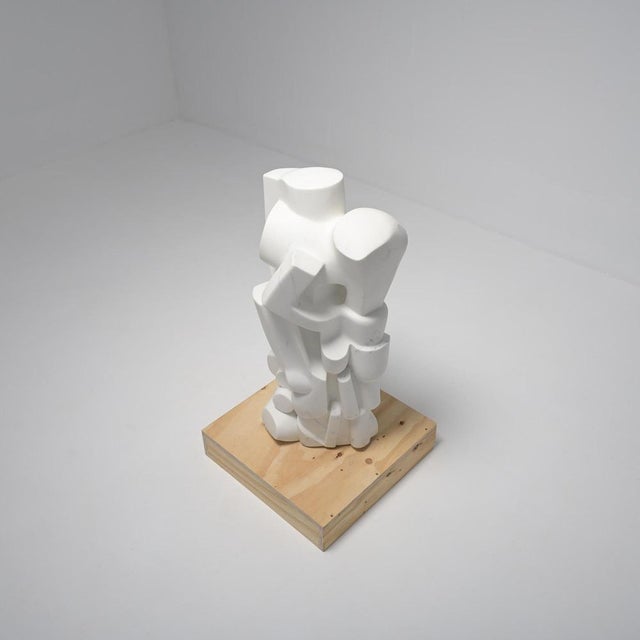 White Jan Keustermans, Abstract Sculpture, Clay For Sale - Image 8 of 18