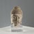 Stone Buddha Head with Acrylic Glass Base For Sale - Image 9 of 9