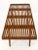 Mel Smilow Slatted Solid Walnut Mid-Century Modern Bench on Tapered Dowel Legs For Sale - Image 11 of 12