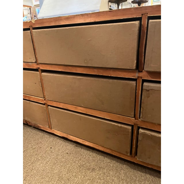 Beige 19th Century French Document File Cabinet For Sale - Image 8 of 13