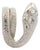 Diamond Platinum Coiled Snake Ring, Size 7 For Sale