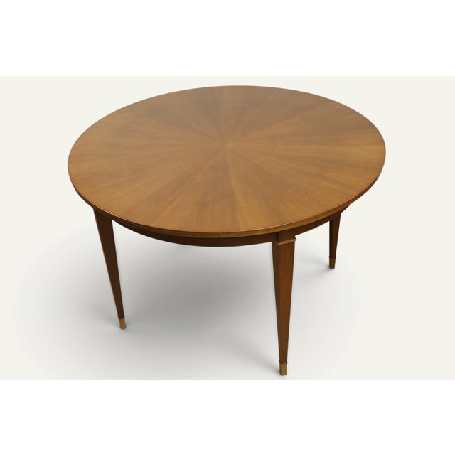 Art Deco Neo-Classical Style Mahogany Dining Table, 1940 For Sale - Image 13 of 16