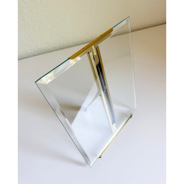 8x10 French Style Brass Easel Picture Frame, Late 20th C For Sale - Image 12 of 13