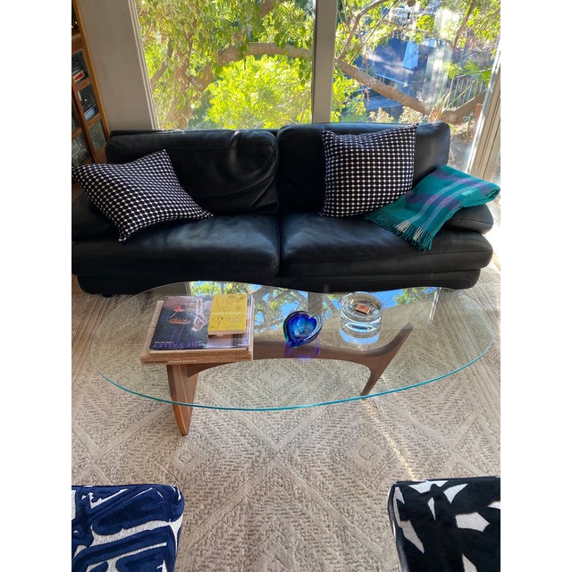 Mid-Century Modern Roche Bobois Leather Sofa For Sale - Image 3 of 12