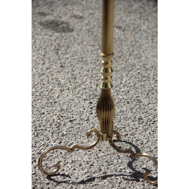 1950s Italian Brass Side Table, 1950s For Sale - Image 5 of 7
