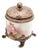 Porcelain Pot with Lid and Knob For Sale