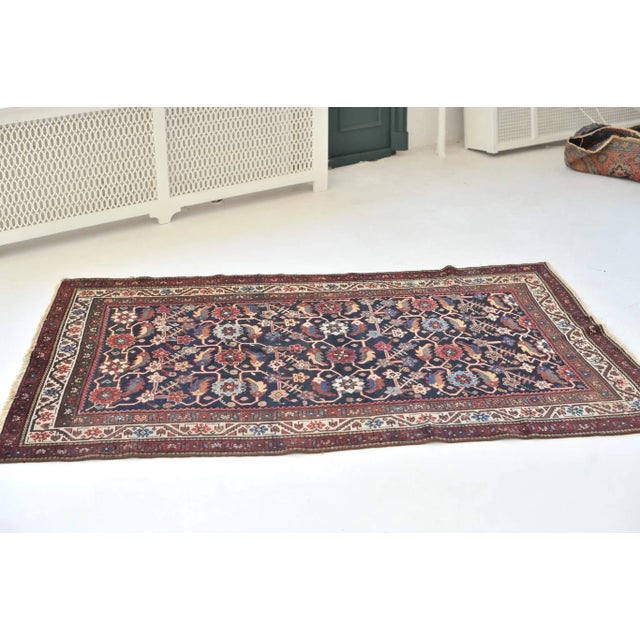 Textile 1930s Herati Persian Rug, 4.2 x 6.6 For Sale - Image 7 of 11