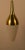 Gold Brass and Glass Pendant For Sale - Image 8 of 9
