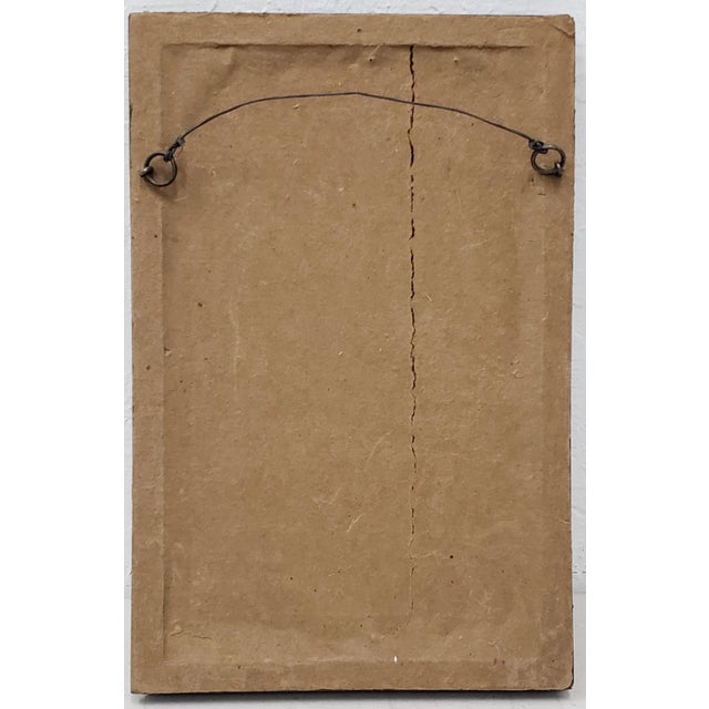 Antique Hand Cut Silhouette of a Young Woman Reading a Book 19th Century For Sale - Image 10 of 11