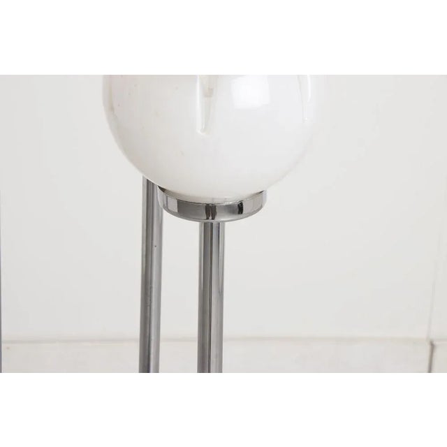 Glass Mid-Century Globe Floor Lamp, 1960s For Sale - Image 7 of 11
