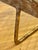 Vintage Hollywood Regency Gilt Metal 3-Tier Wall Shelf With Towel Bar For Sale - Image 10 of 11