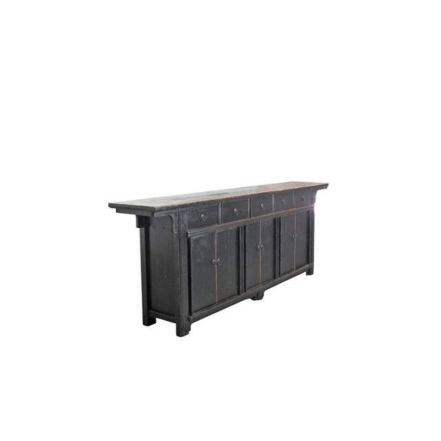 Chinese Monumental 18th-Century Chinese Sideboard in Black, Circa 1766 For Sale - Image 3 of 10
