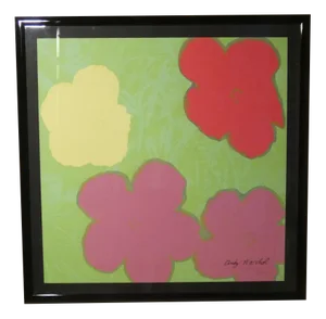 Andy Warhol for C.M.O.A., Flowers, Numbered 1534/2400, Pittsburgh, 1964, Lithograph, Framed