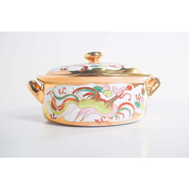 Chinese Porcelain Pot with Two Handles, 1920 For Sale - Image 6 of 11