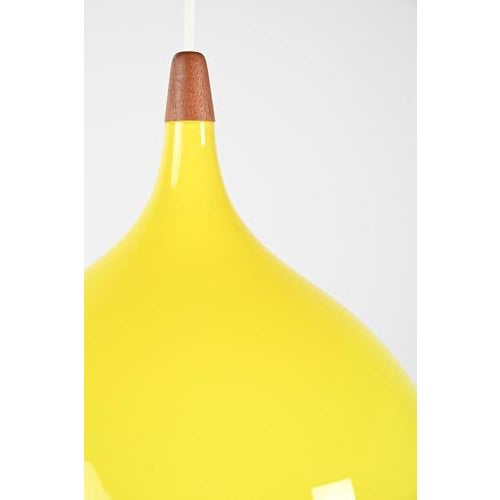 Yellow Pendant Light from Holmegaard For Sale - Image 5 of 8