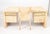 Karl Springer (German/American, 1931-1991) Goatskin and Wood Desk and Chair, circa 1970, the waterfall form with two pull-...