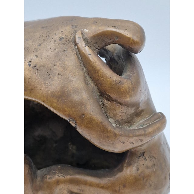 Brown Turcato, Sculpture, 1972, Bronze For Sale - Image 8 of 12